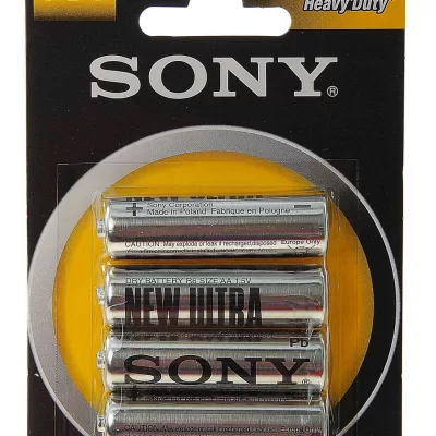 AA sony Battery 4pcs Zinc