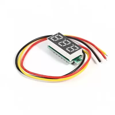 0.28″ DC 0-100V Digital RED LED Display Voltmeter