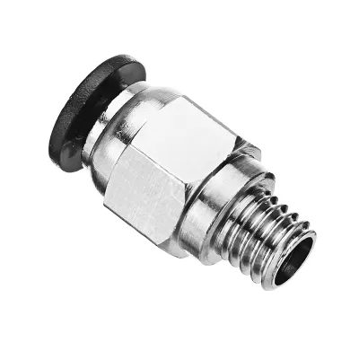 PC4-M6 3D Printer Pneumatic Fittings Bore 4mm For 4mm PTFE