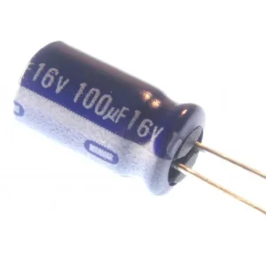 100uF/16V Electrolytic capacitor