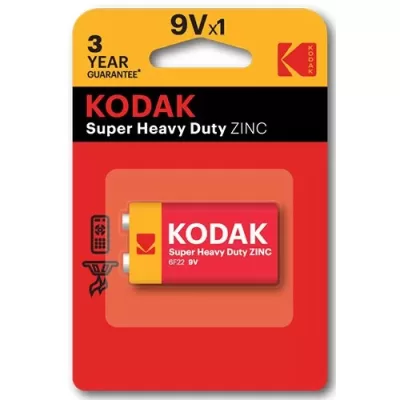 9v Kodak HeavyDuty Battery