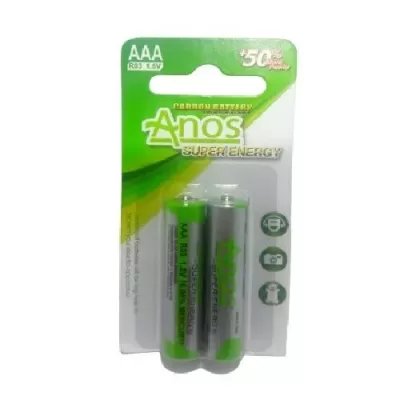 AAA Anos Zinc Battery 2pcs