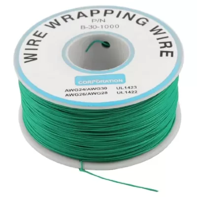 1m Green Wire 0.5 mm