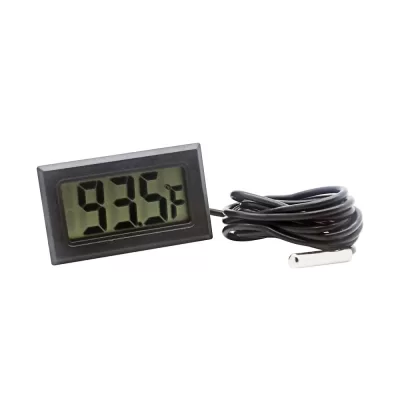 Digital LCD Fridge Incubator Fish Tank Meter Gauge Thermometer with 2m cable
