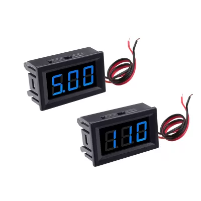 0.56” DC 5V-120V Digital Blue Display Voltmeter