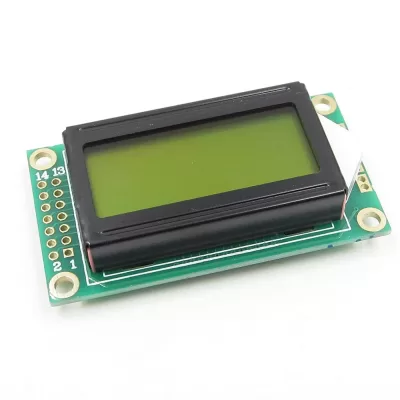 0802 LCD 8×2 5V Character LCD Display Module Green Backlight