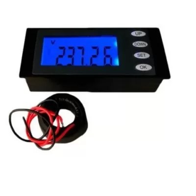 AC 100A LCD Digital Power Watt Meter Kwh Time with Ct