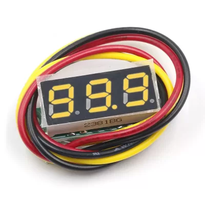 0.28″ DC 0-100 V Digital Yellow LED Display Voltmeter