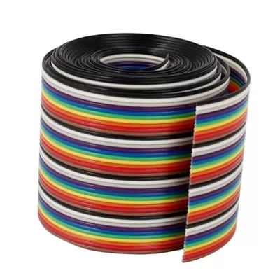 1M 40 pin Flat Color Rainbow Ribbon Cable wire