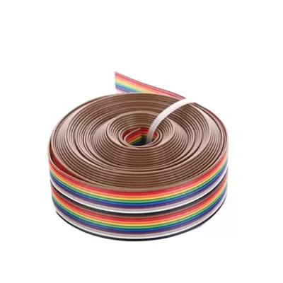 1M 20 pin Flat Color Rainbow Ribbon Cable wire