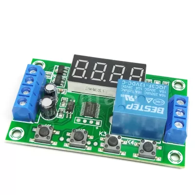 DC 5V 5A YYC-2S Adjustable LED Timer Delay Relay Module