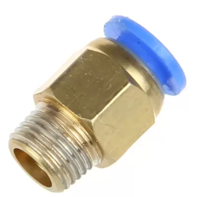 PC4-M6 3D Printer Pneumatic Fittings Bore 4mm For 4mm PTFE Tube Connector Coupler