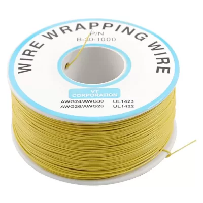 1m Yellow Wire 0.5 mm