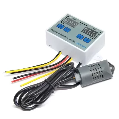 XK-W1099 AC110-220V Digital Temperature Humidity Controller Direct Output Thermostat Hygrostat 10A
