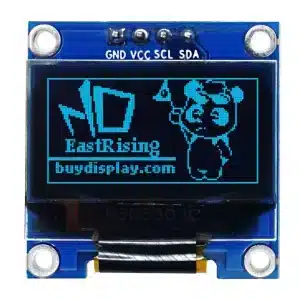 0.96 inch OLED Screen with I2C IIC Interface (Blue)