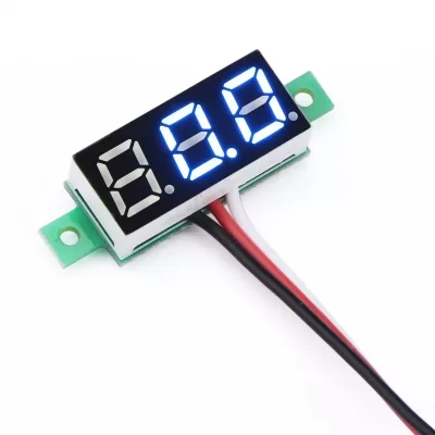 0.28″ DC 0-100 V Digital Blue LED Display Voltmeter