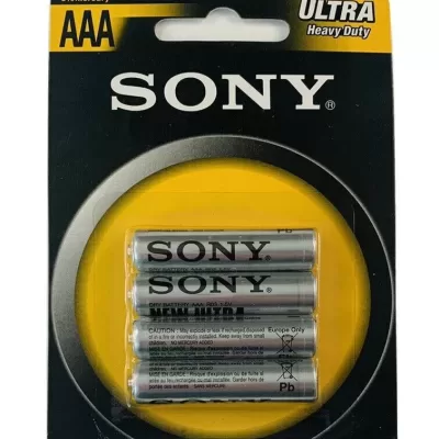 AAA sony Battery 4pcs Zinc