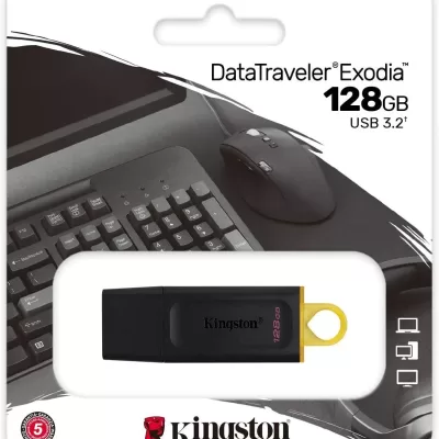 Kingston DataTraveler Exodia 128GB USB 3.2 Flash memory