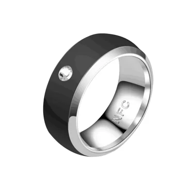 NFC Smart Ring – Black – size 8
