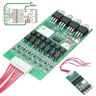 7S 20A 25.9V Lithium Battery BMS Protection Board with Balancing Function