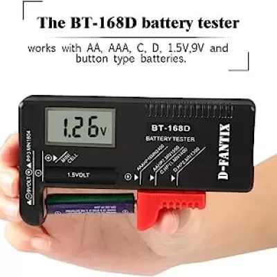 BT-168D Digital Battery Tester with display 9V/1.5V/AA/AAA Button Cell