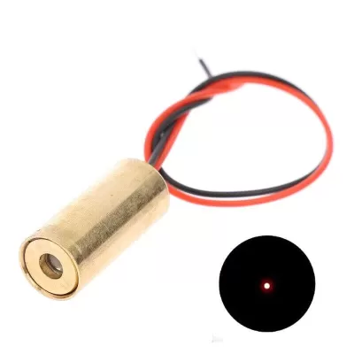 Laser Head 650nm 9mm 3V 50mW Laser Dot Diode Module Red Copper Head