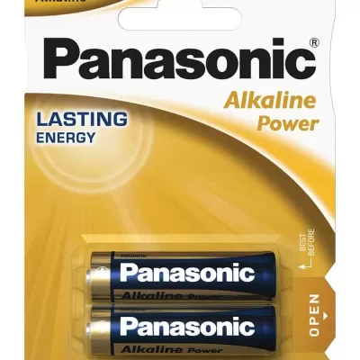 AA panasonic Alkaline Battery 2pcs
