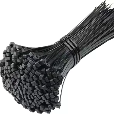 Self-locking Nylon Cable Ties 20cm 200pcs – BLACK