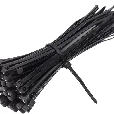 Self-locking Nylon Cable Ties 10cm 100pcs – BLACK