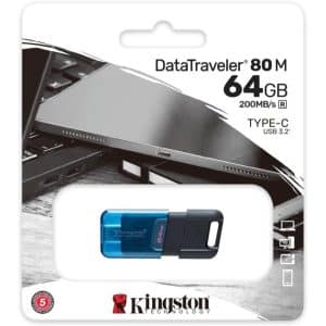 Kingston DataTraveler 80 64GB USB3.2 Type-C Flash Drive memory