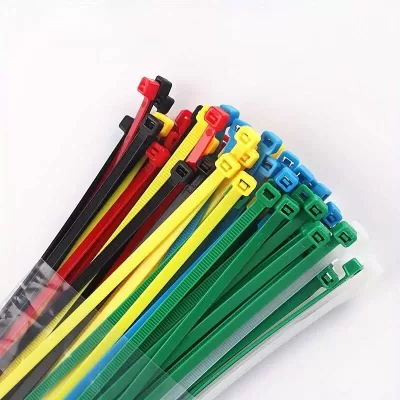 Self-locking Nylon Cable Ties 15cm 200pcs – multicolor