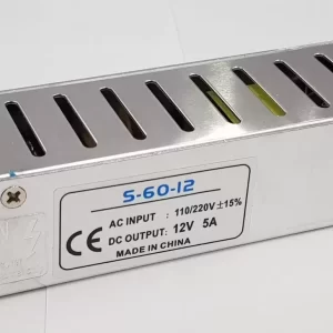 12V 5A AC-DC Adapter Power Supply Slim (Small Size)