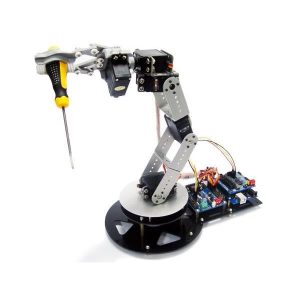 METAL ALLOY 6 DOF ROBOT ARM with motors