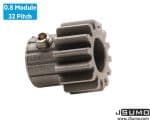 JSUMO 0.8 Module (32 Pitch) 14T Pinion Gear - Ø5-6mm