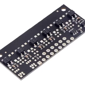 Pololu QTR-MD-06RC Reflectance Sensor Array: 6-Channel, 8mm Pitch, RC Output