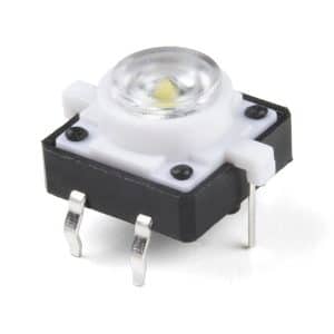 White Tactile Push Button Switch