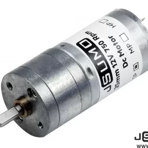JSUMO DC Gearhead Motor 25mm 12V 750 RPM SP