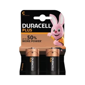 C Duracell Alkaline Battery 2pcs