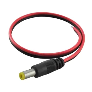 DC male power jack wire