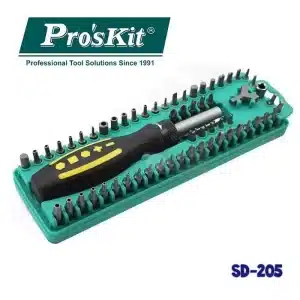 Pro'skit 62 Pcs Security Bit Set SD-205