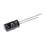 220uF/25V Electrolytic capacitor