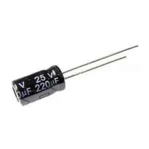220uF/25V Electrolytic capacitor