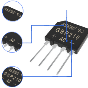 BRIDGE RECTIFIER S-GBP210_HF-TU-LT 2A 1000V