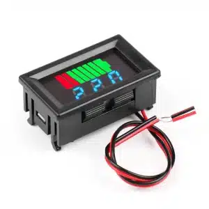 DC 6v/12v/24v/36v/48v/60v Lead-acid Lithium Battery Level Display Capacity LED Indicator Blue