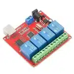 5V 4 Channel USB Relay Module Programmable Computer Control Switch For Smart Home PC