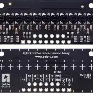 Pololu QTRX-HD-11RC Reflectance Sensor Array: 11-Channel, 4mm Pitch, RC Output, Low Current