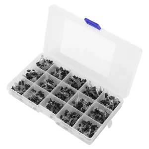 600Pcs 15 Value x 40 Pcs Transistor Assortment Box Kit