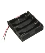 4AA Batteries Storage Box Holder
