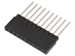 10 PIN Female Header 2.54mm 11MM