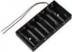 8AA Batteries Storage Box Holder
